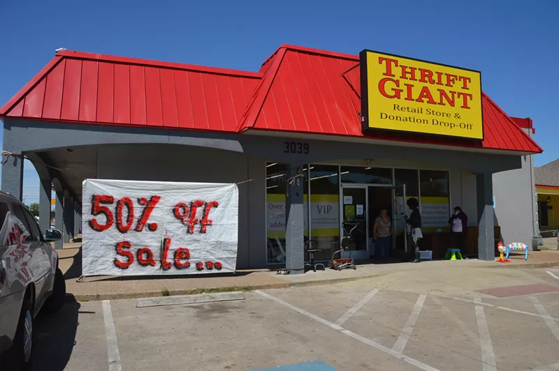 Image: Thrift Giant has many locations around DFW, but our favorite is the one on Northwest Highway.