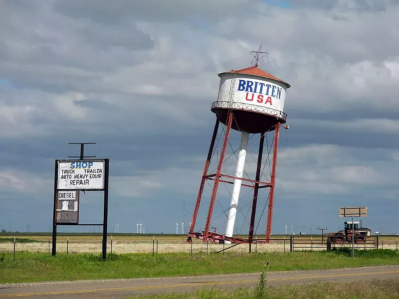 Image: The Leaning Tower of Texas is one of many roadside attractions around the state.