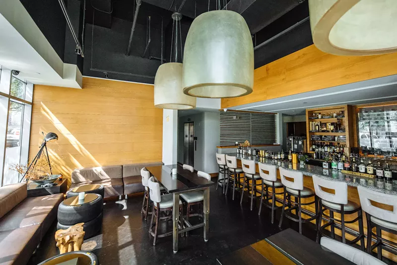 Image: The bar at Tei-An in the Arts District.