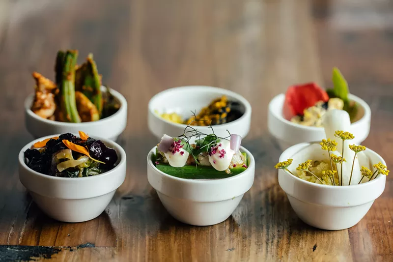 Image: The banchan at Junction deliver unexpected, experimental bites.