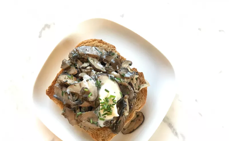 Image: 100 Favorite Dishes, No. 4: Wild Mushroom Toast at Local Moto + Provisions
