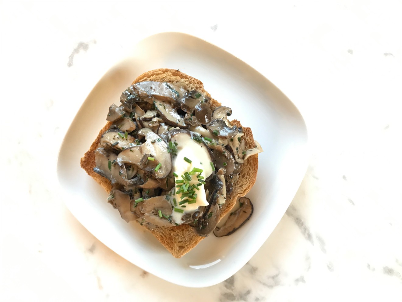 Never underestimate the power of wild mushrooms sauteed in butter.