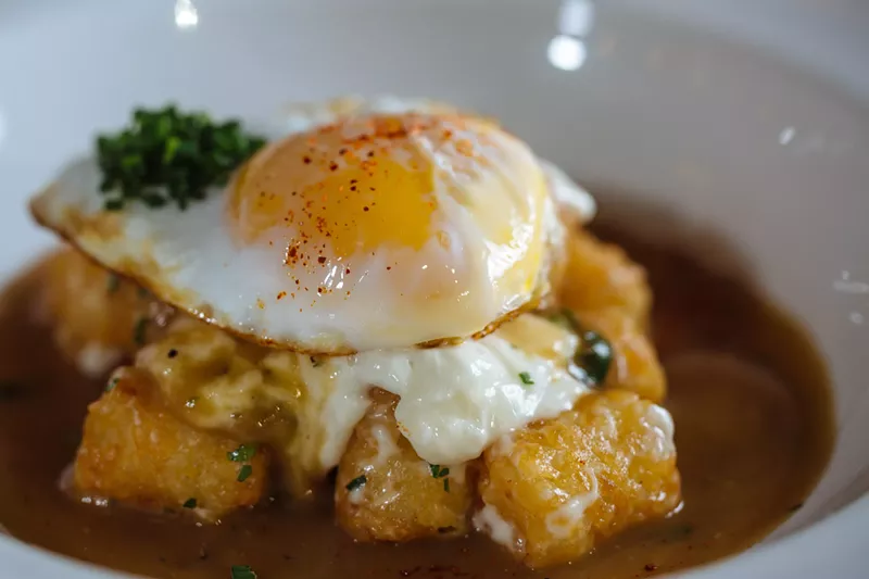 Image: With all the great dishes at Town Hearth, it's kind of weird how much we love its gourmet takes on tater tots.