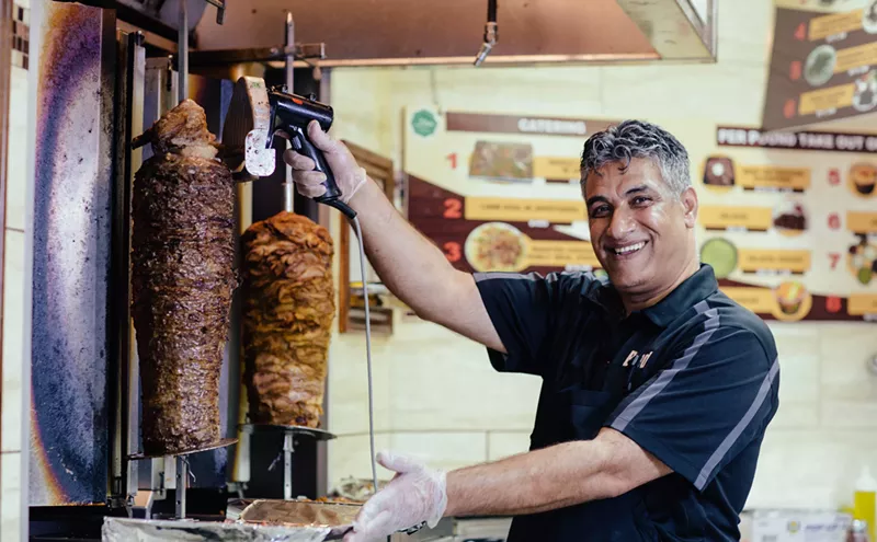 Image: 100 Favorite Dishes, No. 80: Any Sandwich on Iraqi Bread at Bilad Bakery and Restaurant