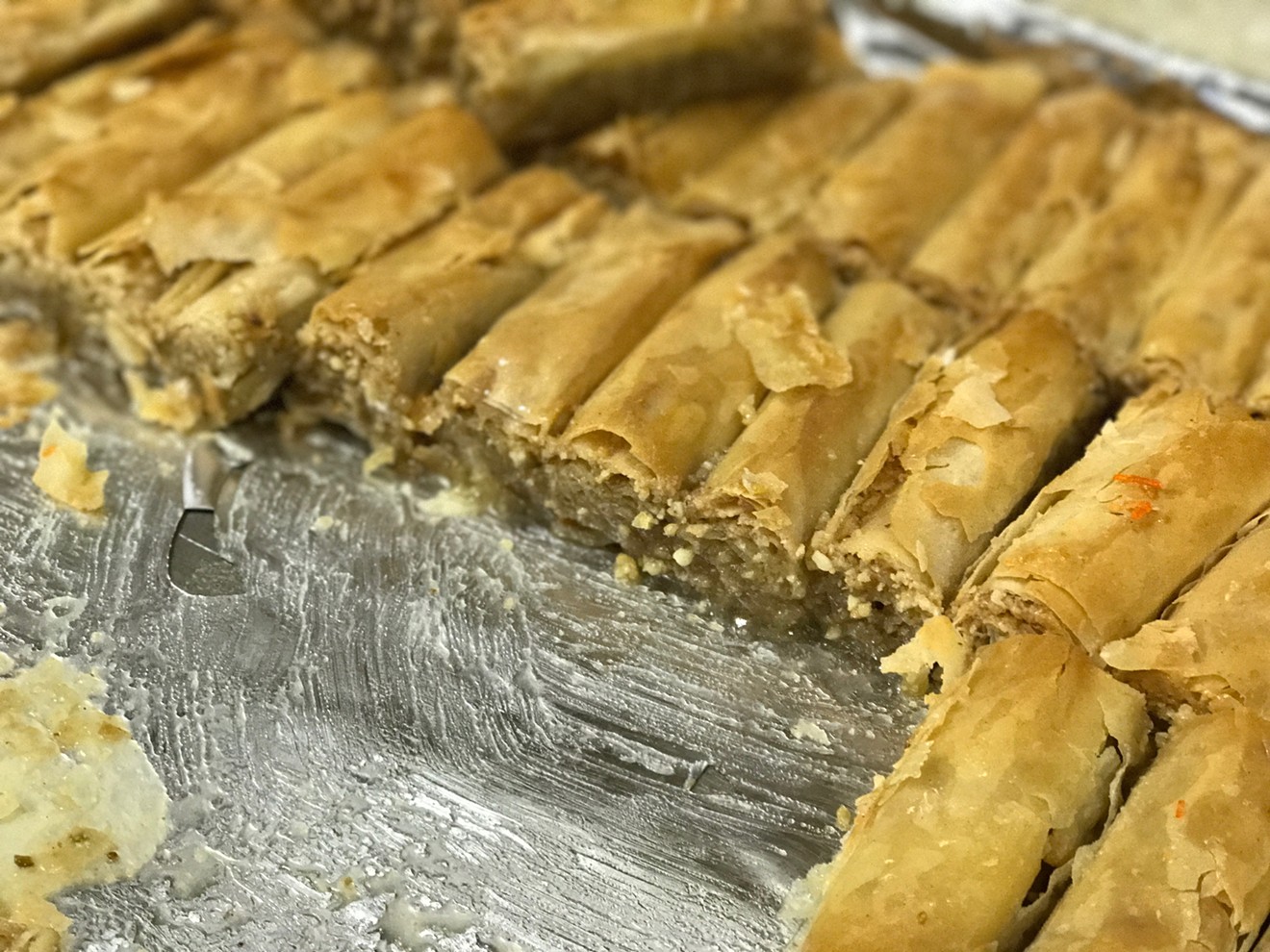 The baklava at Bilad Bakery & Restaurant in Richardson is some of the best in DFW.