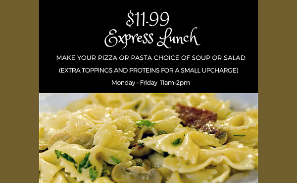 Image: $11.99 Express Lunch, Weekdays at Apollonia's