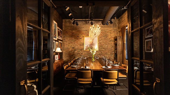 a private dining room in Brass Ram