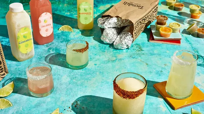 margarita and tacos from taco deli