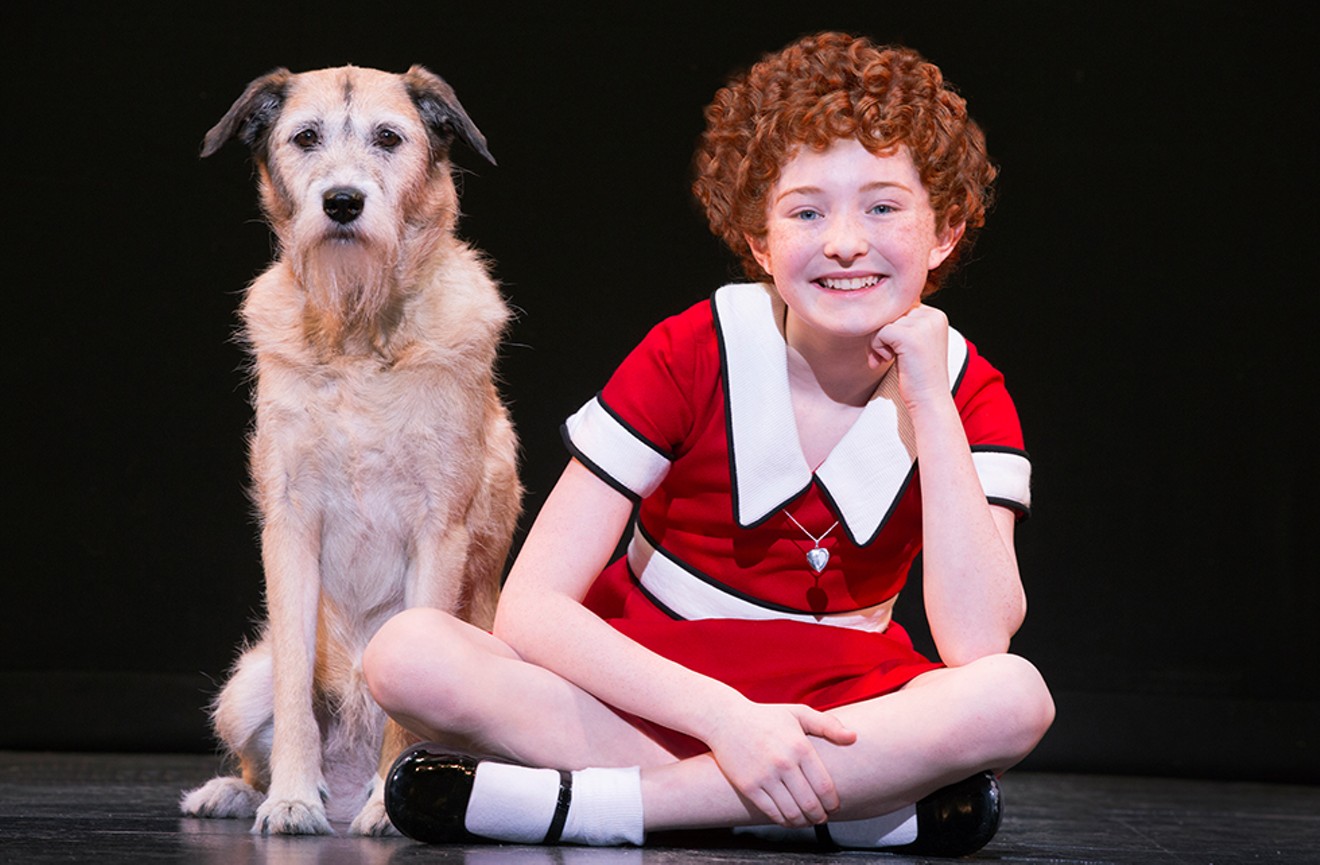 If you'd enjoy a story about a little orphan girl who is adopted in a totally not creepy fashion by a rich bald dude called "Daddy," then you'll be happy to know that the musical  Annie is coming to Bass Hall in Fort Worth this week.