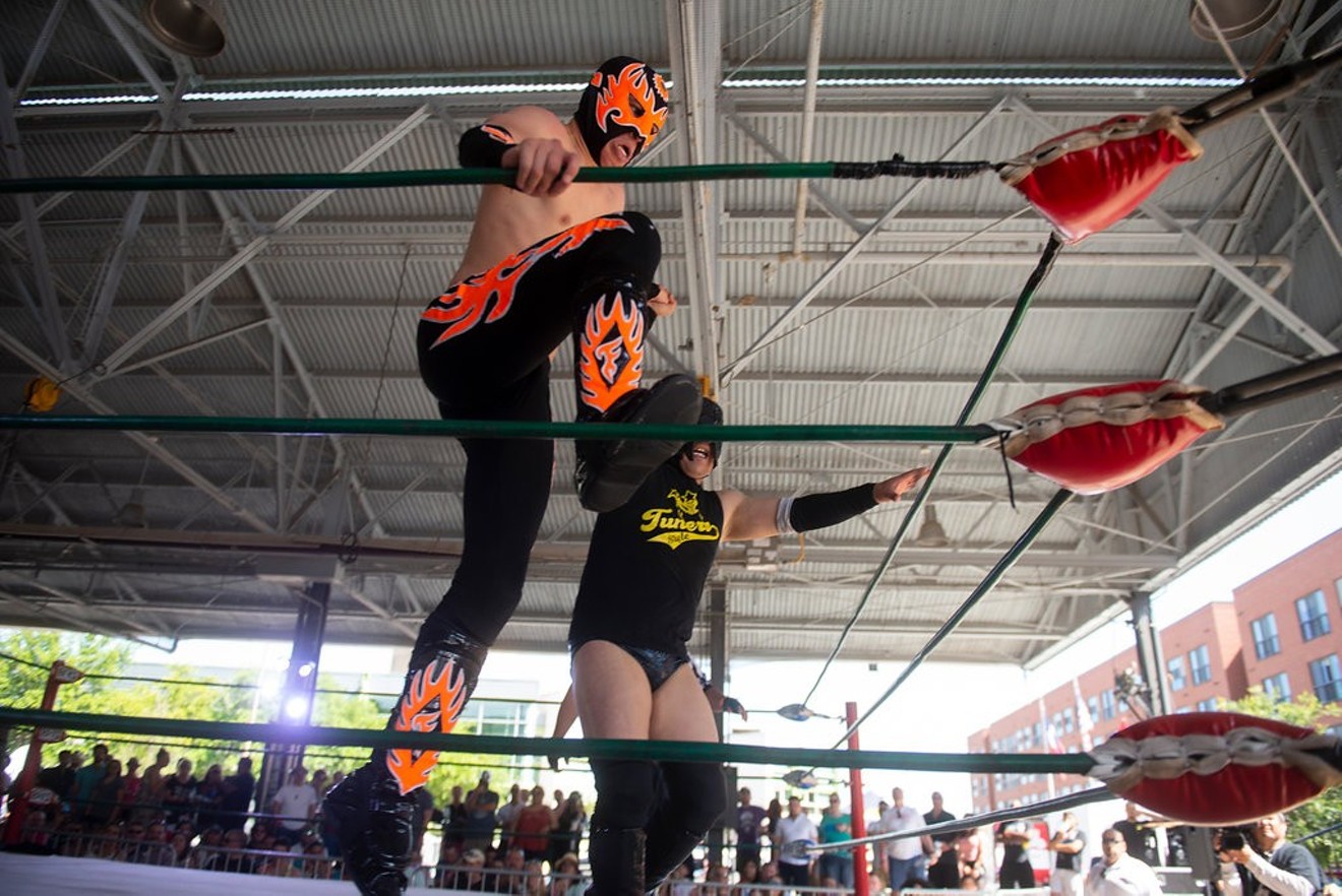 Get your Luchador fix while you body slam some tacos at this weekend's Taco Libre.