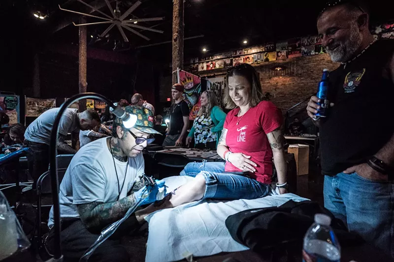 Image: Get something inked this Friday at the Elm Street Music and Tattoo Festival.