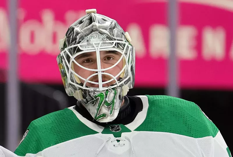 Image: The Stars having been taunting defeated opponents with food-related posts on Instagram. Goalie Jake Oettinger has been giving other teams a different kind of indigestion.