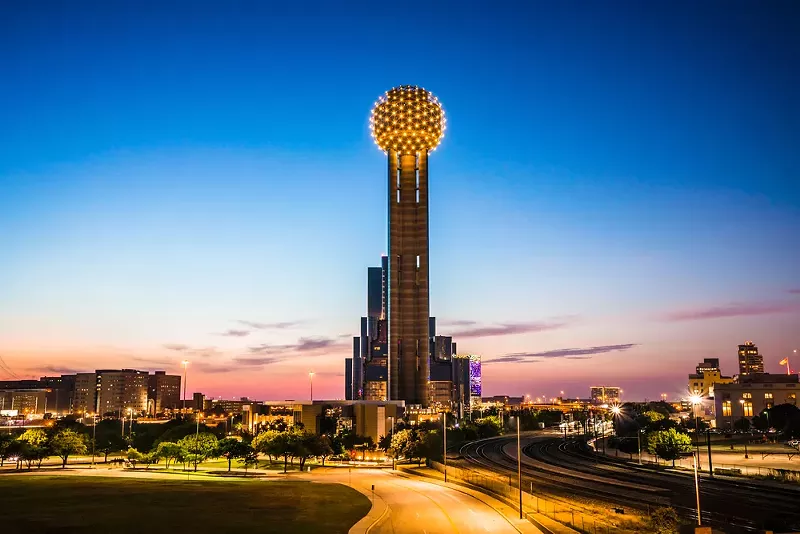 Image: Reunion Tower: at 561 feet, the best happy hour for miles around
