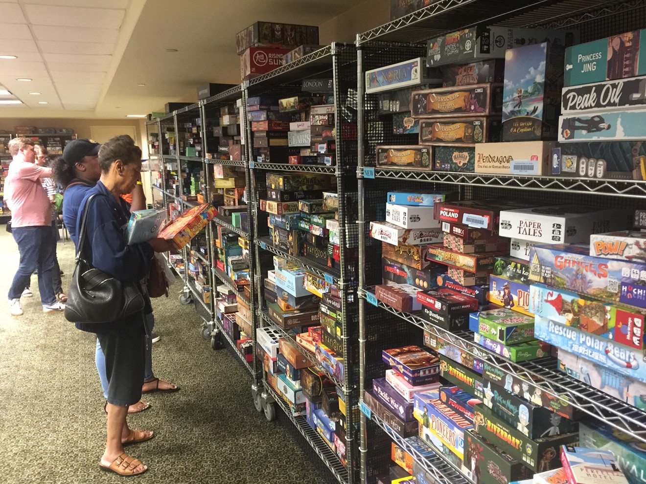 The Board Game Geek website's spring convention at the Hyatt Regency DFW Hotel had more than 1,000 new board games.