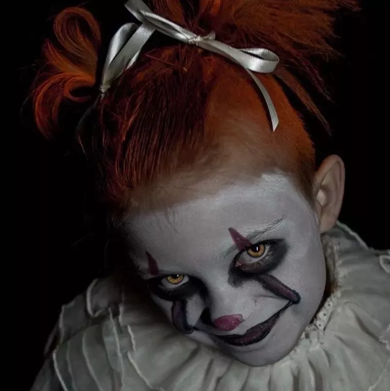 Image: Maddy Lea loves looking scary but hates watching horror films.