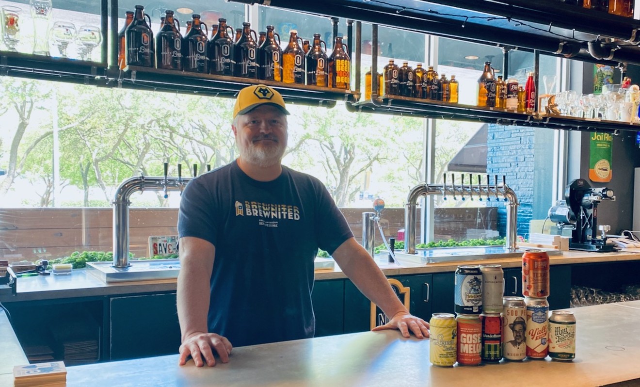 Owner Jim Waskow is finally behind the bar again at Craft Beer Cellars.