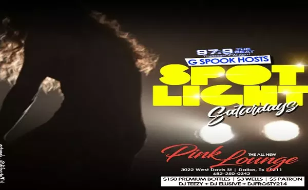 Image: 97.9 The Beat hosts Spot Light Saturdays at Pink Lounge