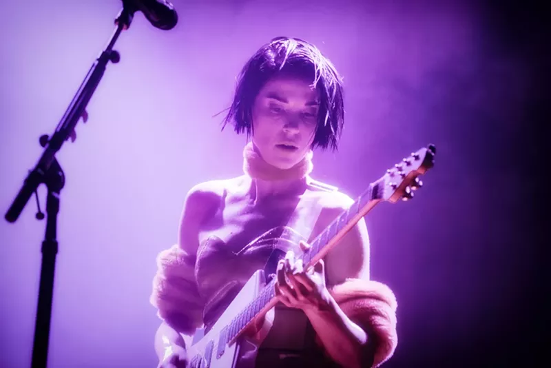 Image: St. Vincent made feminist history designing the first electric guitar for women.