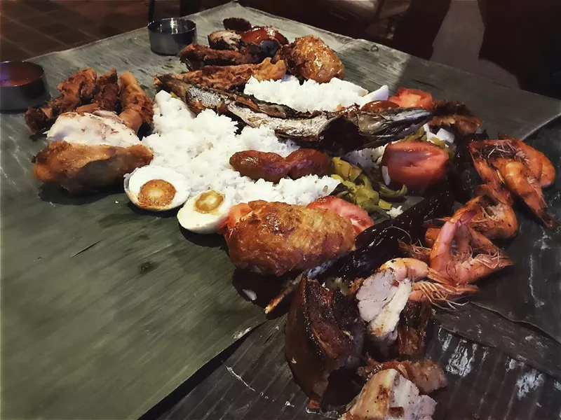 Image: A Gamatan for two is more food that can possibly be consumed in one sitting — but it’s fun to try anyway.
