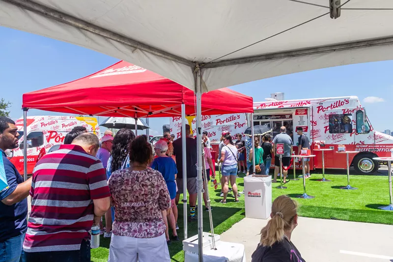 Image: The Portillo Beef Bus made its first stop in The Colony Monday, July 11