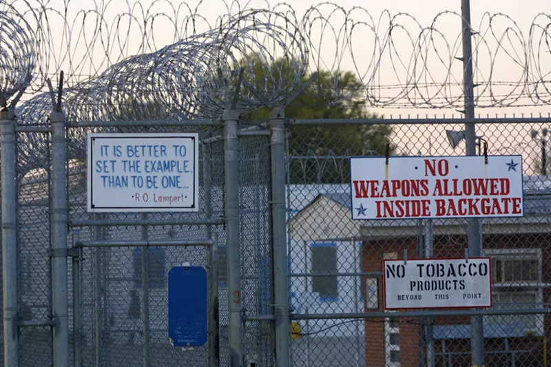 Image: The vast majority of Texas prisons do not have air conditioning, making summer heat even tougher to endure for many inmates. Pictured is the minimum-security Carol Vance Unit near Houston.