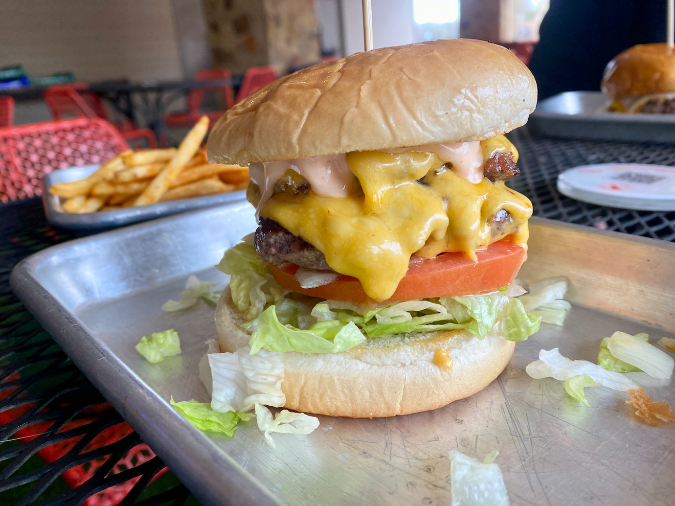 The Short Stack Smash at The Grind Burger Bar is $7 during Burger Week.