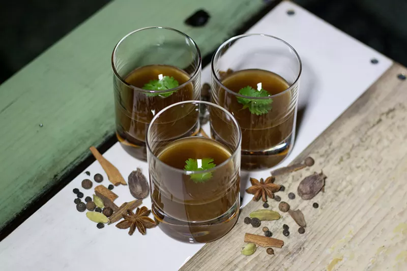 Image: This shot of pho has an added twist: alcohol.