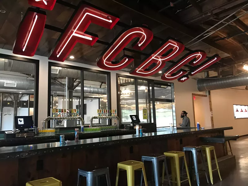 Image: Four Corners' shiny new taproom may be owned by Constellation Brands now, but it legally cannot sell you a Corona.