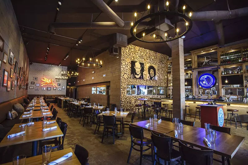 Image: The remodeled dining area brings back life to Tillman's Roadhouse.