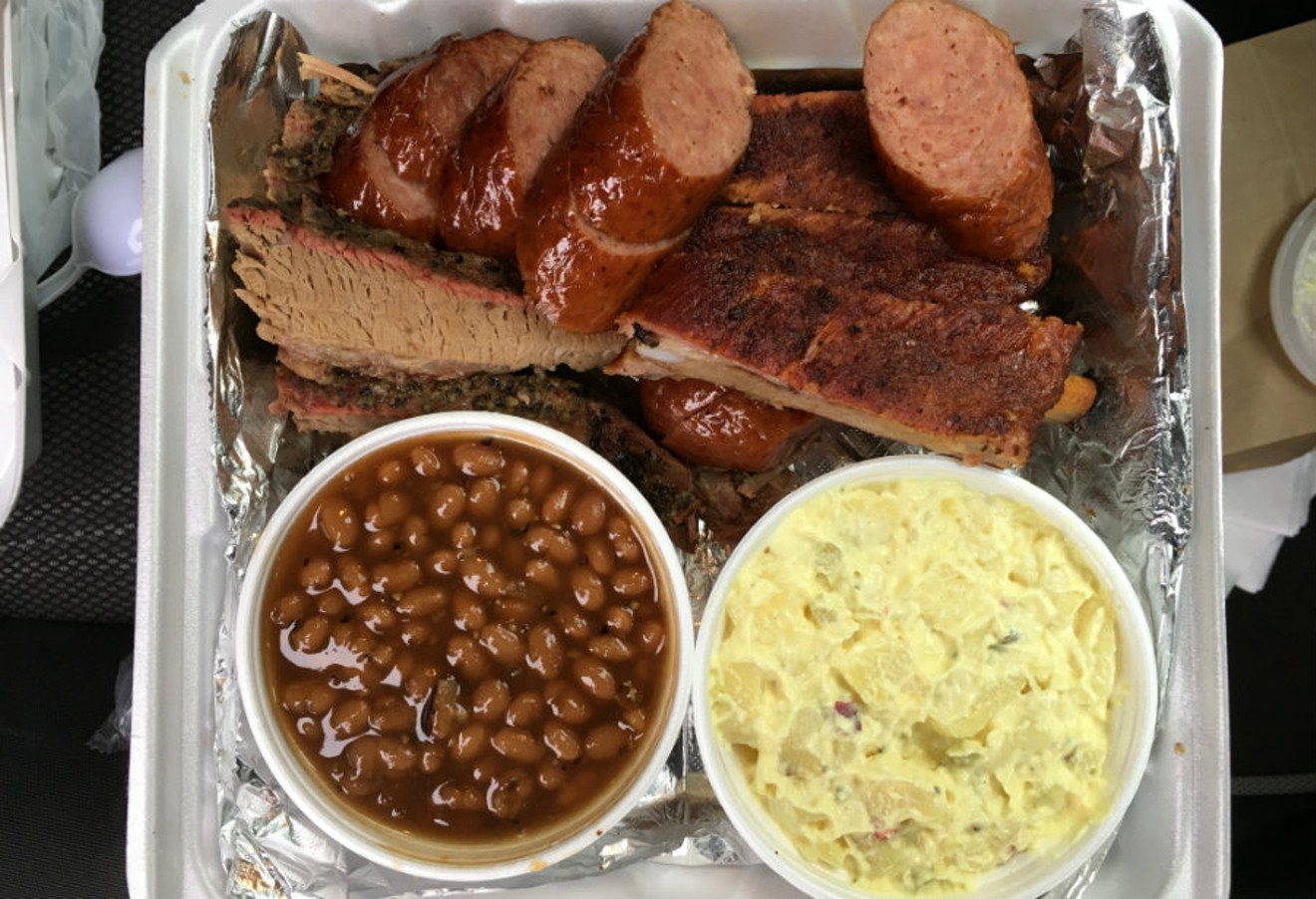 A three-meat plate runs you $15, a steal in today's barbecue market.