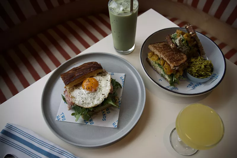 Image: Two hands food