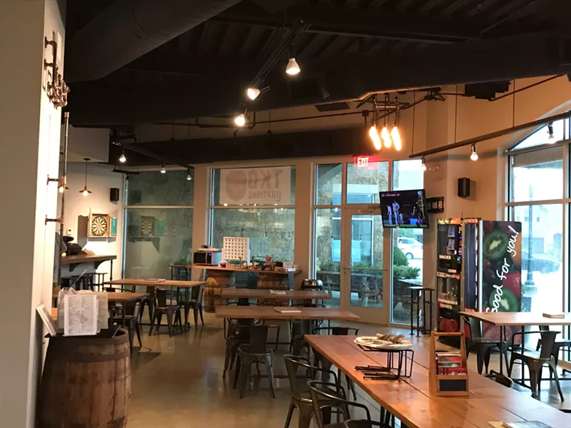 Image: TKO Libations is nestled inside the Castle Hills neighborhood and isn't likely the kind of place you stumble upon by accident.