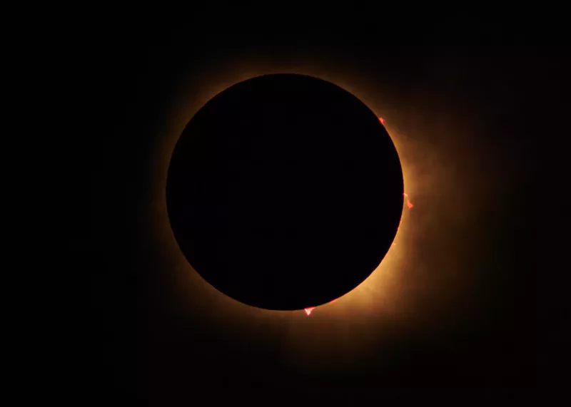 Image: The eclipse reaches totality in Dallas.