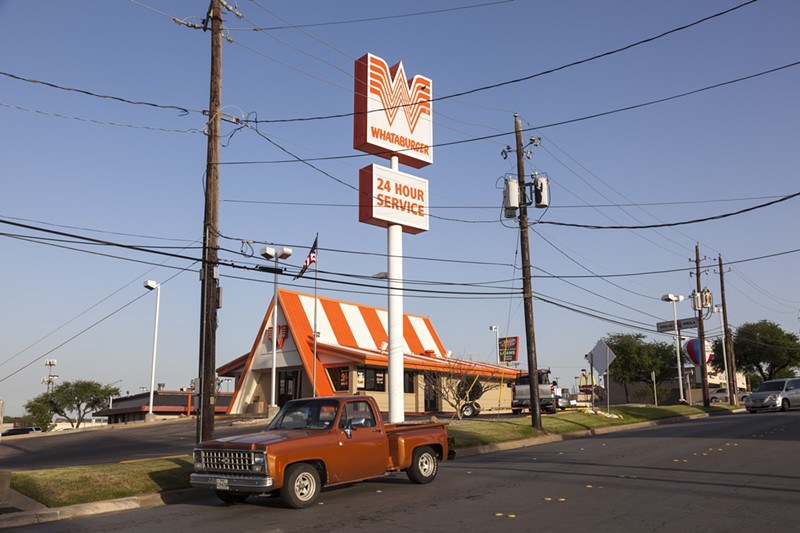 Our 'Texas' writer had never eaten at Whataburger; obviously, that's not his truck.