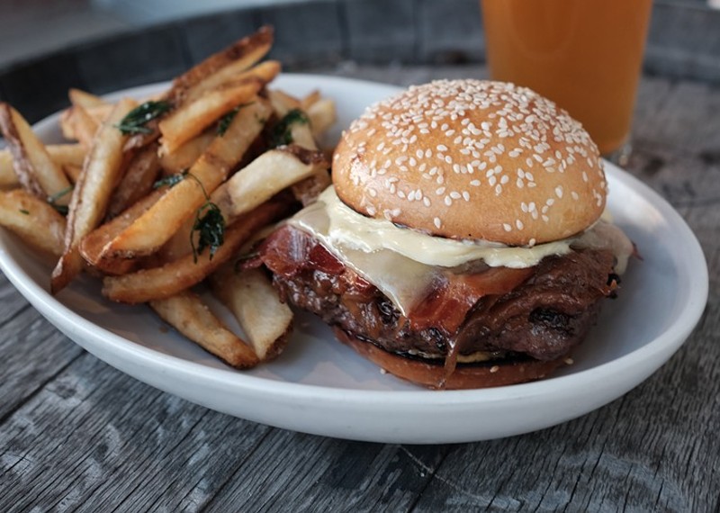 A year ago, no one at Small Brewpub anticipated that the Oak Cliff restaurant, formerly known for its avant-garde bar food, would serve a burger. Today, it's one of the city's best.