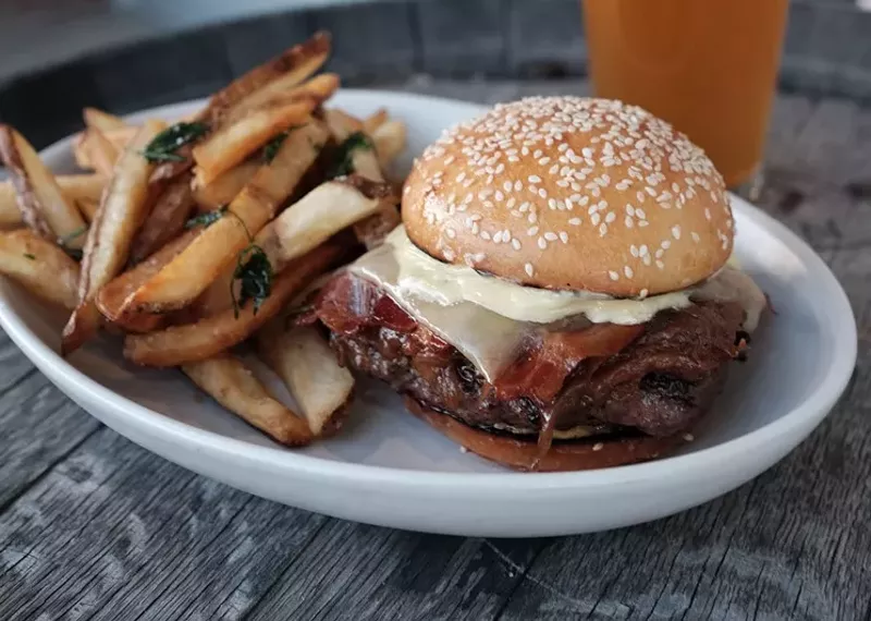 Image: A year ago, no one at Small Brewpub anticipated that the Oak Cliff restaurant, formerly known for its avant-garde bar food, would serve a burger. Today, it's one of the city's best.