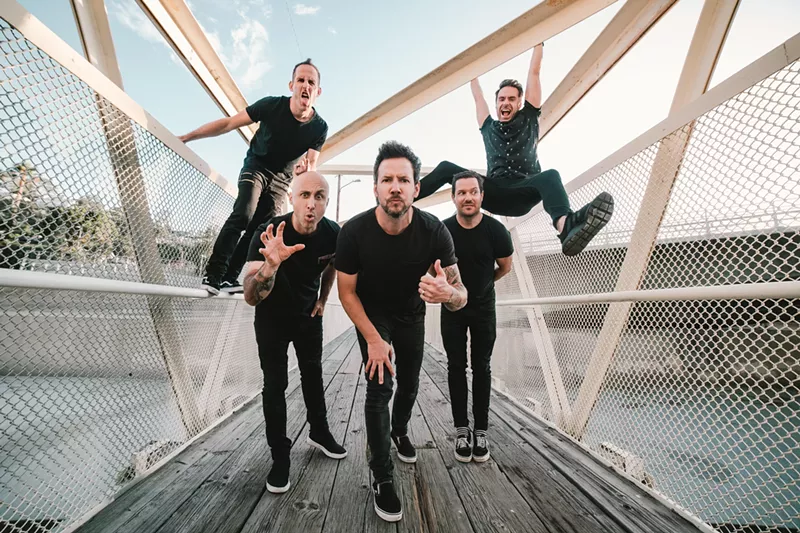 Image: The guys from Simple Plan were way ahead of social media.