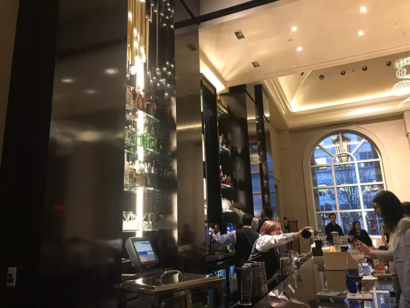 Image: As part of the Crescent's recent $30 million renovation, it recently opened Beau Nash, a lobby Champagne bar that pays homage to a restaurant of the same name that operated at the Uptown hotel from 1986 to 2004.
