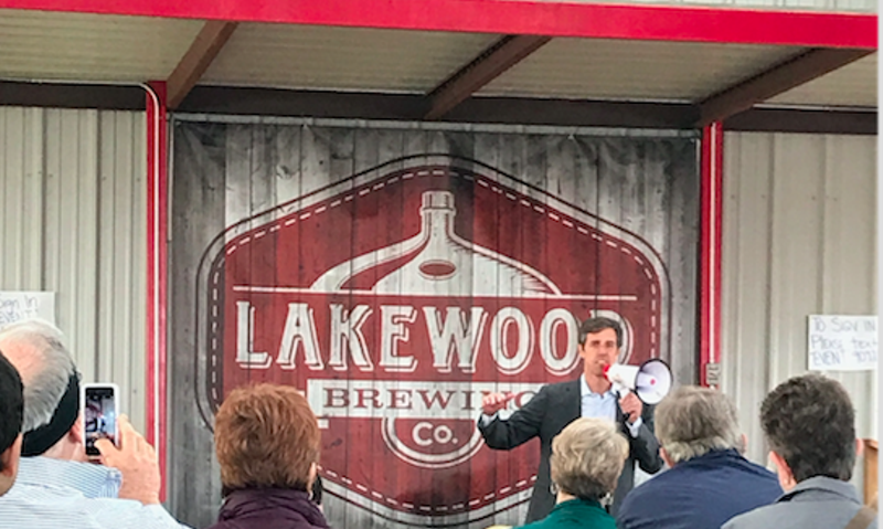 Image: Beto O'Rourke campaigned in Garland earlier this year.