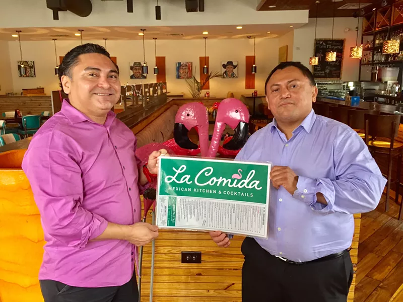 Image: Mario (left) and Ivan Urtecho are the owners of La Comida.