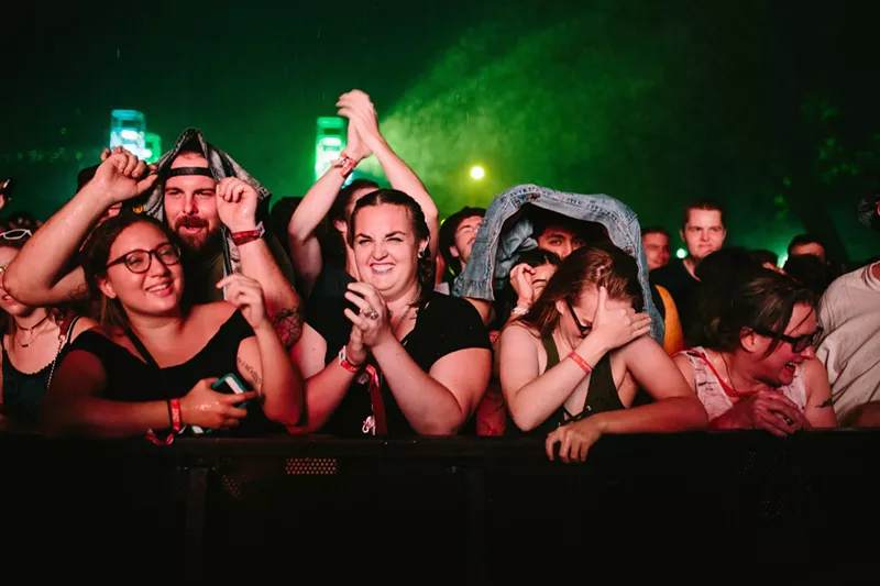Image: Revelers attend Oaktopia in Denton.