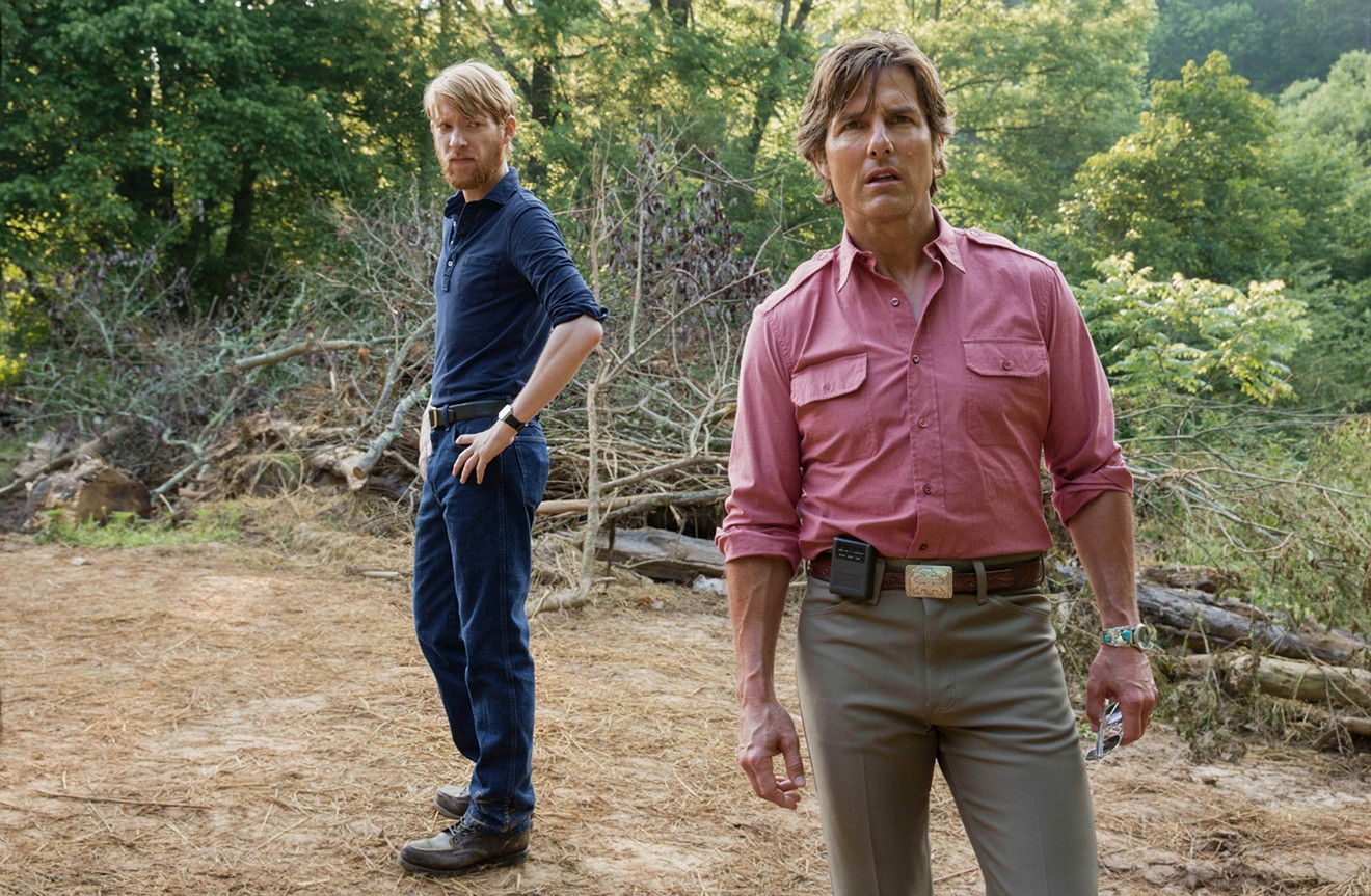 In American Made, Tom Cruise (right) plays Barry Seal, a workaday TWA pilot recruited by a CIA operative (Domhnall Gleeson) to fly covert missions into Latin American countries and take spy photos of resistance movements.