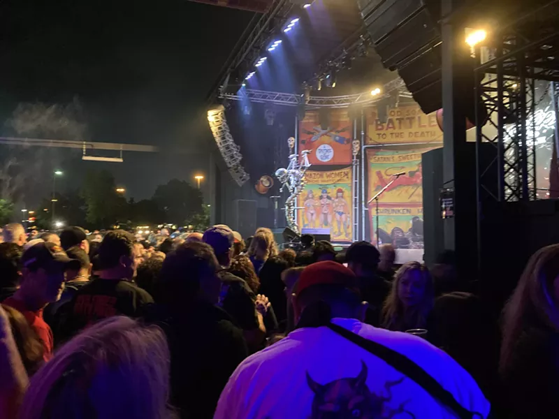 Image: Fans of WASP had seen two opening acts on Saturday at Amplified Live when the Fire Marshal determined the venue exceeded its occupacny limits.