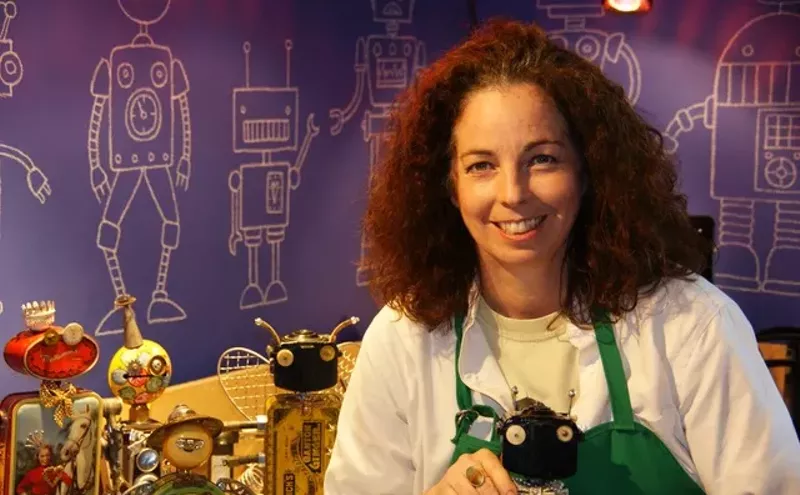 Image: Amy Flynn Makes Fobots — Junk Robots