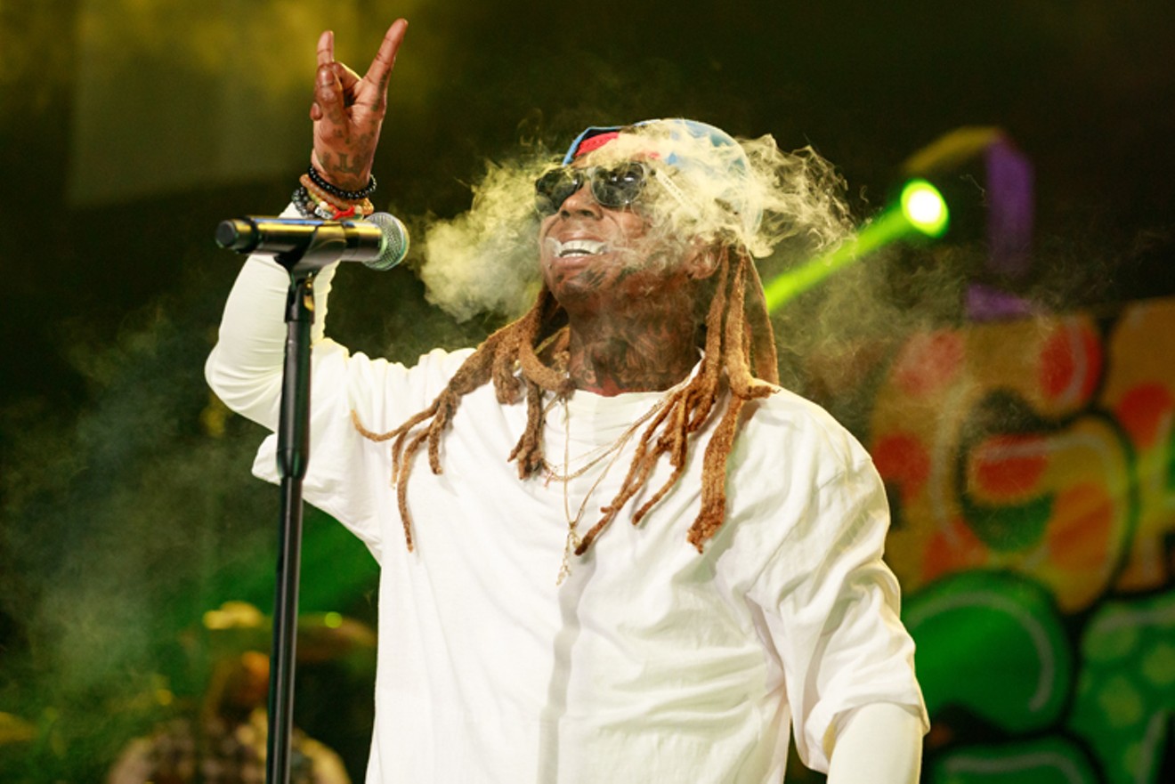 Lil Wayne gave a high-energy performance but it ended abruptly after 45 minutes.