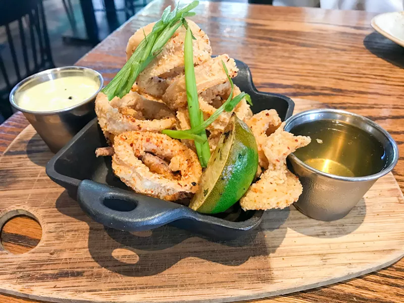 Image: Calamari is a go-to for happy hour.