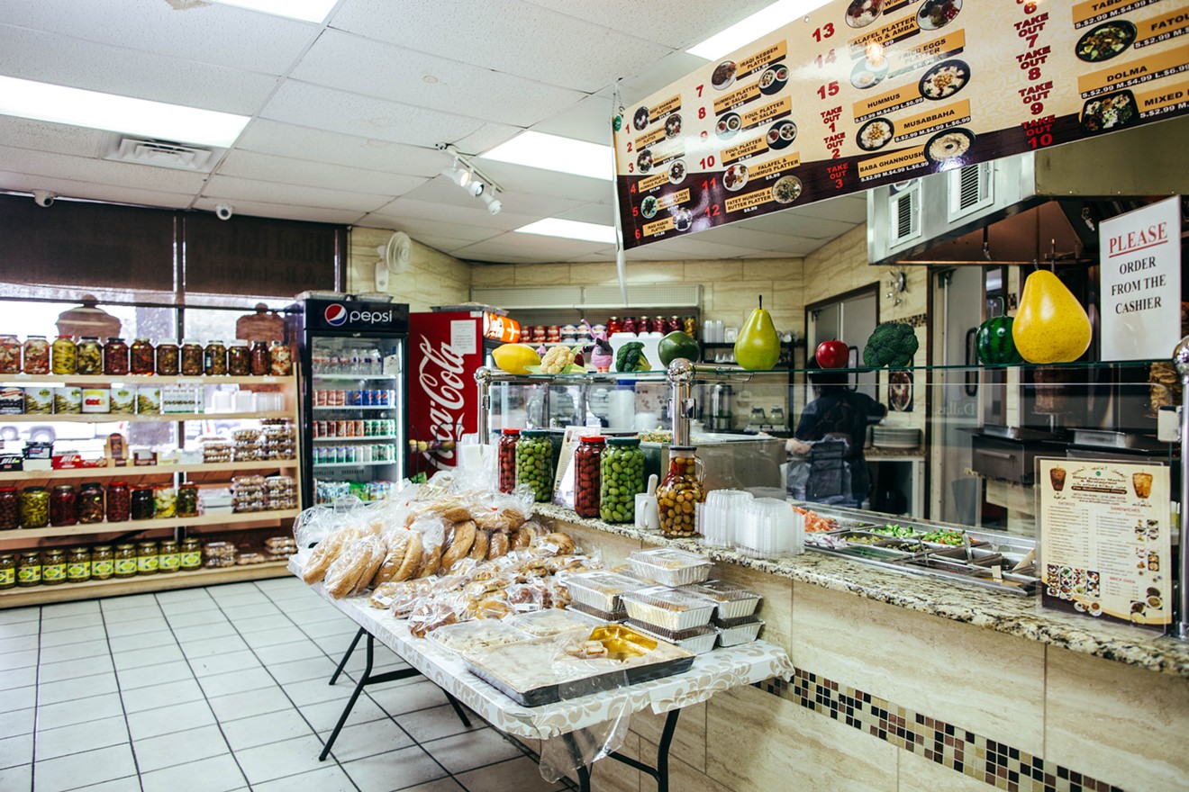 Not far from Richardson's Chinatown, you'll find a small cluster of Iraqi-owned businesses like Bilad Bakery and Restaurant, a grocery that serves casual and flavorful Middle Eastern fare.