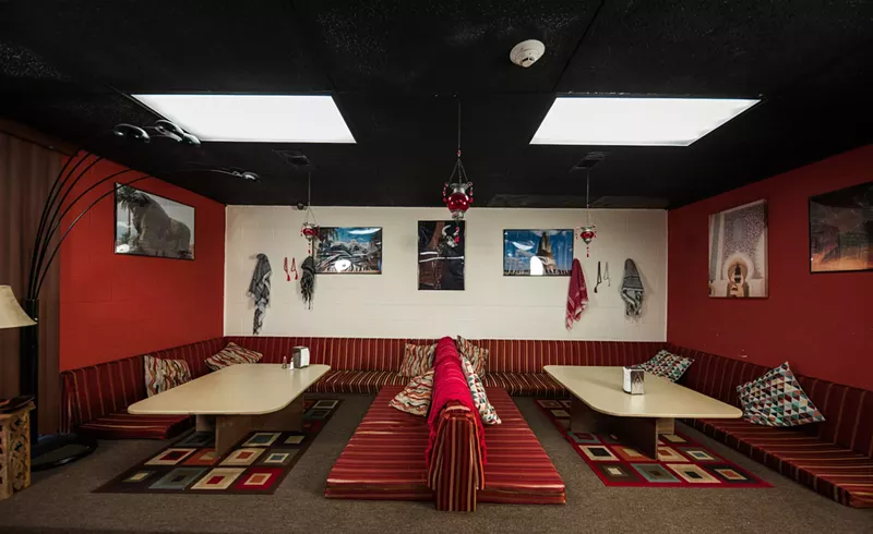 Image: The cozy interior at Fattoush Mediterranean Kitchen.
