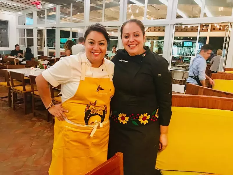 Image: The executive chef of Jose kicked off a guest pop-up series in September with chef Beatriz Martines (right).