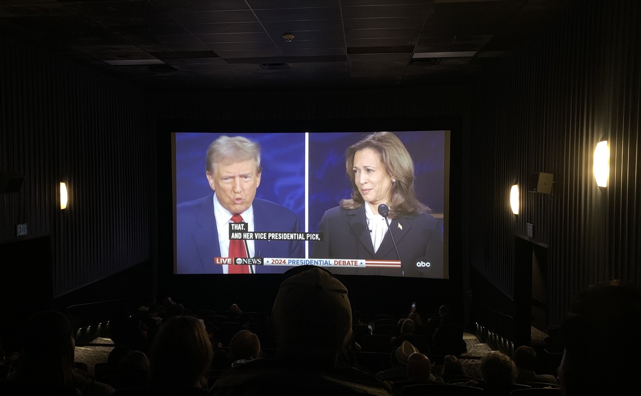 Dallas Movie Theater Hosts Dueling Presidential Debate Watch Parties. Here's How It Went.